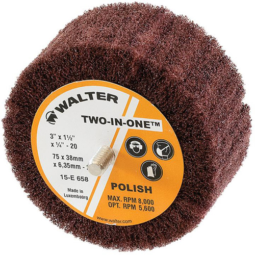 Meule &agrave; lamelles abrasives Two-In-One Nia-Chem Ltd.