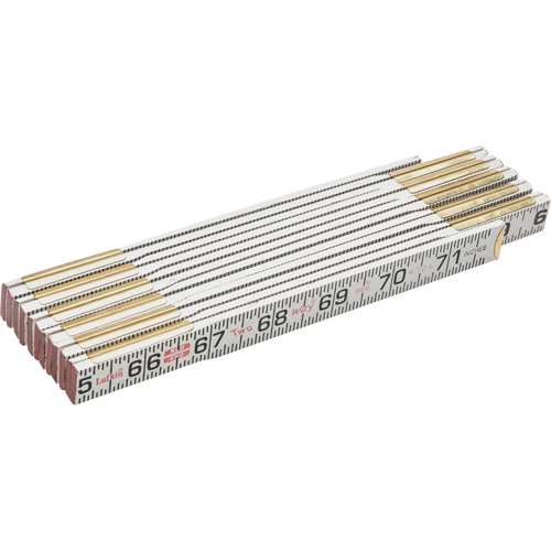 R&egrave;gle Red End Two Way, 6' lo, Bois, Graduations de 1/16" Nia-Chem Ltd.