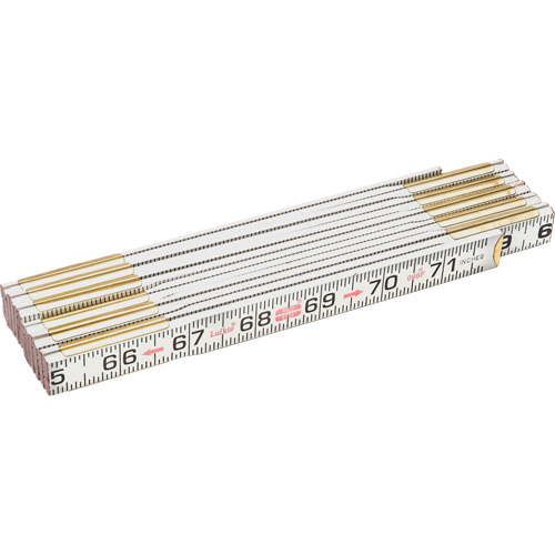 R&egrave;gle plate Red End, 6' lo, Bois Nia-Chem Ltd.