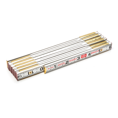 R&egrave;gle de maçon Red End, 6' lo, Bois, Graduations de 1/16" Nia-Chem Ltd.