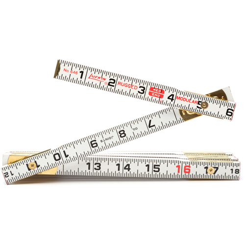 R&egrave;gle de maçon Red End, 6' lo, Bois, Graduations de 1/16" Nia-Chem Ltd.