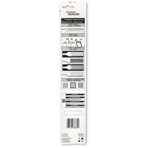 Sharpening File, Flat, 8", Single/Double Nia-Chem Ltd.