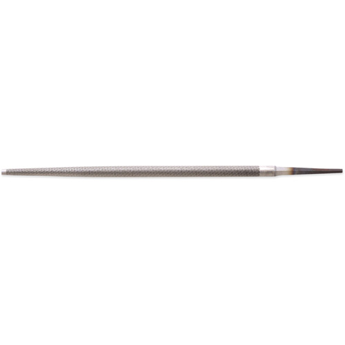 Single Cut File, 3/8" Dia. x 10" L, Round, Bastard Cut Nia-Chem Ltd.