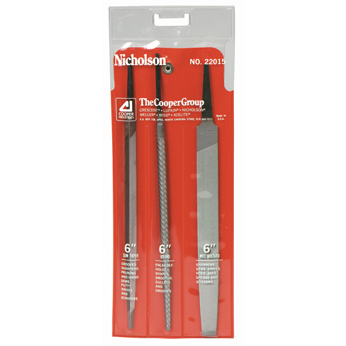 Jeu de limes pour usage g&eacute;n&eacute;ral, 3 pi&egrave;ces Nia-Chem Ltd.