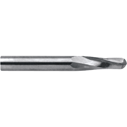 Ball End Extended Length End Mill, 1/8" Dia., 2 Flutes, Carbide Nia-Chem Ltd.