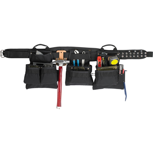 Professional Carpenter's Tool Belt, Polyester, Black Nia-Chem Ltd.