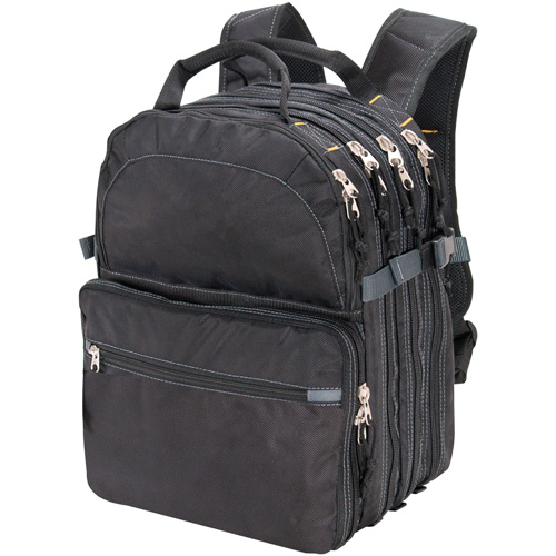 75-Pocket Tool Backpacks, 13" L x 17-1/2" W, Black, Nylon Nia-Chem Ltd.