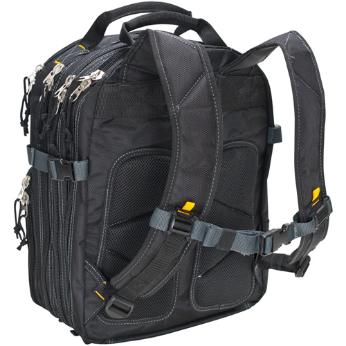 75-Pocket Tool Backpacks, 13" L x 17-1/2" W, Black, Nylon Nia-Chem Ltd.