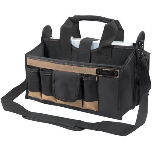Center Tray Tool Bag, Canvas, 16 Pockets, Black Nia-Chem Ltd.