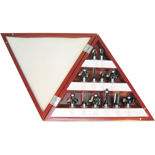 3-Flute Carbide-Tipped Router Bit Sets Nia-Chem Ltd.
