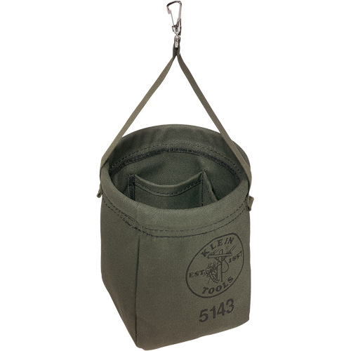 Tapered-Bottom Bag, 8" H, Canvas, Grey Nia-Chem Ltd.