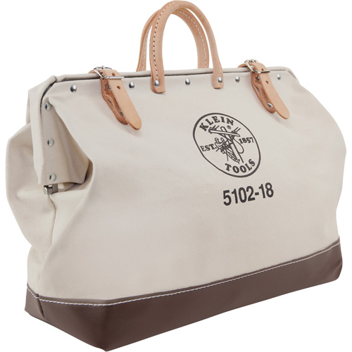 Heavy-Duty 18" Tool Bag, Canvas, 1 Pockets, Beige Nia-Chem Ltd.