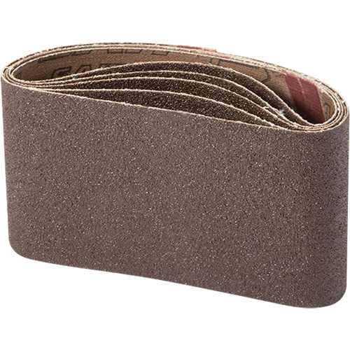 Portable Abrasive Belt, 3" W x 21" L, Aluminum Oxide, 100 Grit Nia-Chem Ltd.