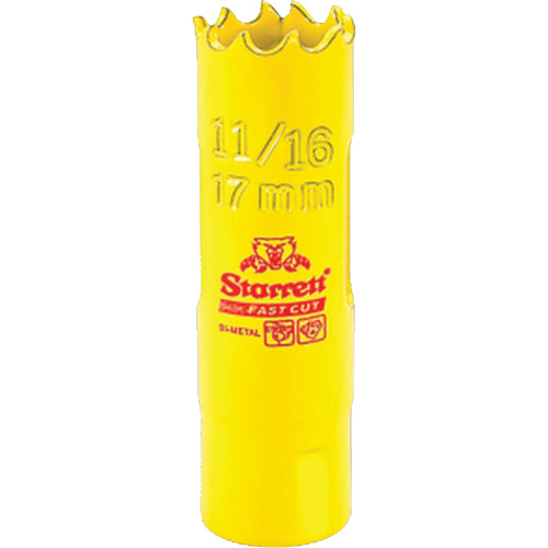 Bi-Metal Holesaw - 11/16", 11/16", 1-5/8" Depth of Cut, Bi-Metal Nia-Chem Ltd.