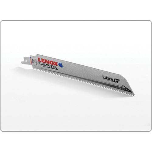Lazer CT Reciprocating Saw Blade, Carbide, 8 TPI, 9" L x 1" W Nia-Chem Ltd.