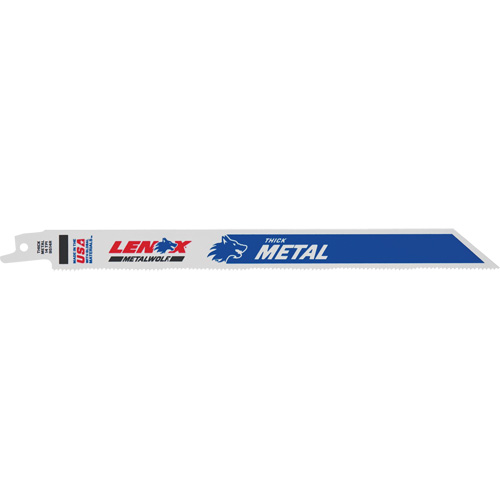 Metal Cutting Reciprocating Saw Blades, Bi-Metal, 14 TPI, 9" L x 3/4" W Nia-Chem Ltd.