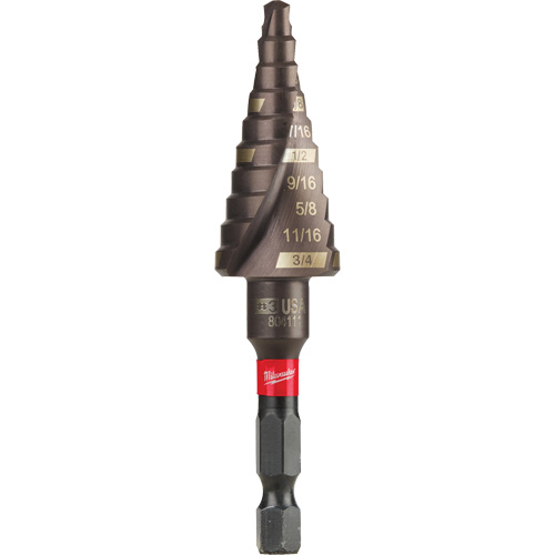 Foret &eacute;tag&eacute; #3 Shockwave Impact Duty, 3/16" - 3/4", Incr&eacute;ments de 1/16", Titane Nia-Chem Ltd.