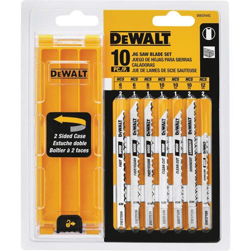 Jeu de lames de scie sauteuse &agrave; queue en U avec &eacute;tui Nia-Chem Ltd.