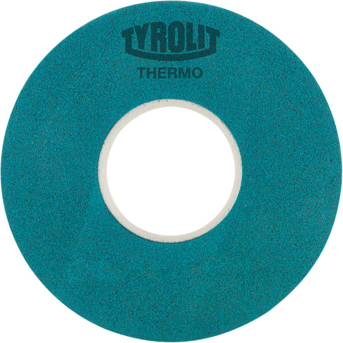 Meule plate simple thermique &agrave; liant &eacute;lastique, 7-7/8" x 0,787", Arbre 3", Type 1 Nia-Chem Ltd.