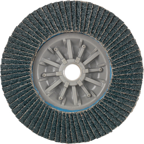 Disque &agrave; lamelles Long Life C-Trim, 4-1/2" x 5/8"-11, Type 27, Grain 40, Alumine de zirconium Nia-Chem Ltd.