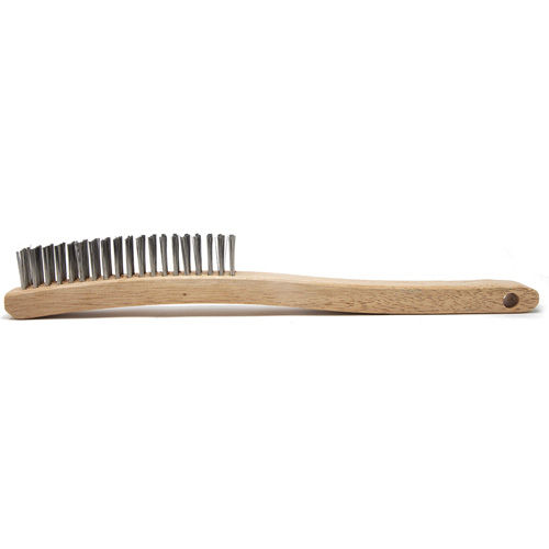 Brosse de nettoyage, Acier inoxydable, 4 x 19 rangs de fils, Longueur 13-11/16" Nia-Chem Ltd.