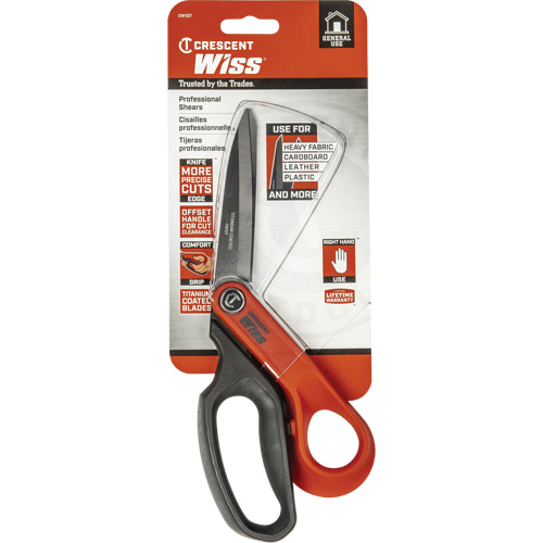Tradesman Shears, 10", Rings Handle Nia-Chem Ltd.