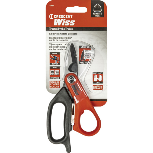 Electrician's Data Shears, 6", Rings Handle Nia-Chem Ltd.