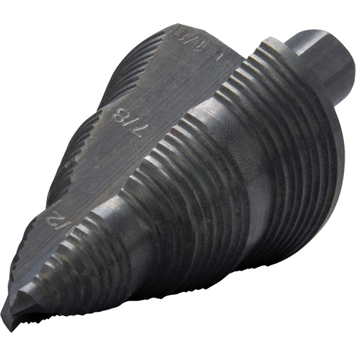 #9 Multi-Hole Step Bit, 3/16" - 1-1/8" , High Speed Steel Nia-Chem Ltd.
