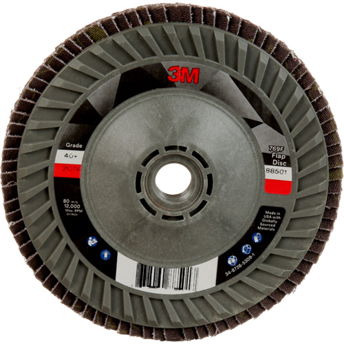 Disque &agrave; lamelles &agrave; changement rapide 769F, 5" x 5/8"-11, Type 29, Grain 40+, C&eacute;ramique Nia-Chem Ltd.