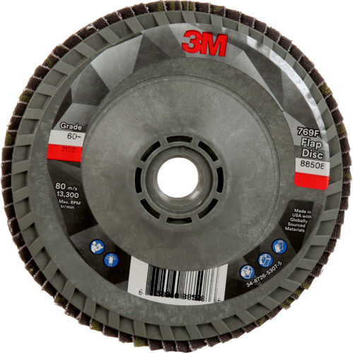 Disque &agrave; lamelles &agrave; changement rapide 769F, 4-1/2" x 5/8"-11, Type 29, Grain 60+, C&eacute;ramique Nia-Chem Ltd.
