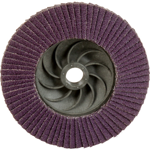 Disque &agrave; lamelles &agrave; changement rapide 769F, 4-1/2" x 5/8"-11, Type 29, Grain 60+, C&eacute;ramique Nia-Chem Ltd.