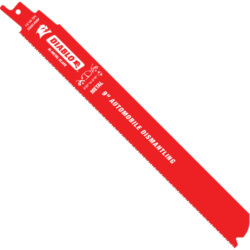 Lame de scie alternative autod&eacute;montage, Bim&eacute;tal, 14-18 Dents par pouce, 9" lo x 1" la Nia-Chem Ltd.