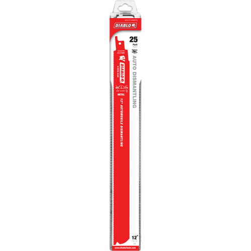 Lame de scie alternative autod&eacute;montage, Bim&eacute;tal, 10-14 Dents par pouce, 12" lo x 1" la Nia-Chem Ltd.