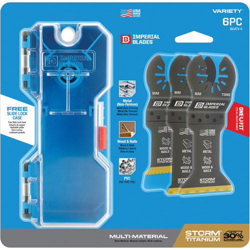 One Fit Storm Titanium Metal & Wood Blade Pack Nia-Chem Ltd.