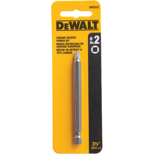 Embout pour outil motoris&eacute;, Carr&eacute;e, Embout #2, Prise 3-1/2", Longueur 3-3/5" Nia-Chem Ltd.
