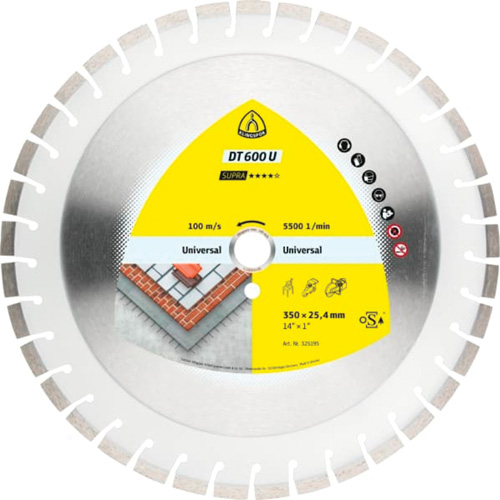DT 600 U Supra Large Diamond Cutting Blades Nia-Chem Ltd.