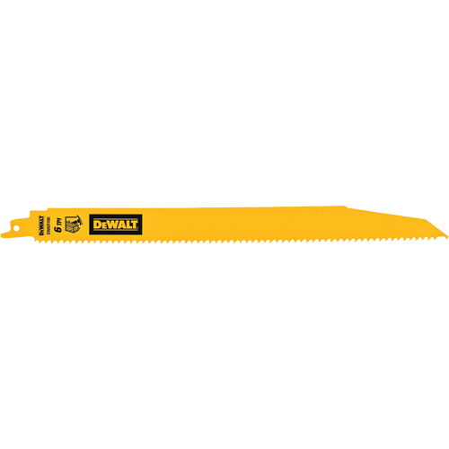 Lame de scie alternative pour d&eacute;molitions, Bim&eacute;tal, 6 Dents par pouce, 12" lo Nia-Chem Ltd.