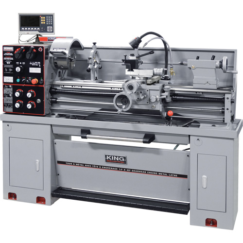 Metal Lathe/Taper Attachment & DRO, 75" L x 32" W x 53" H Nia-Chem Ltd.