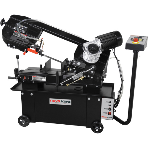 Nova DVR Metal Cutting Bandsaw, Horizontal, 7" rond et 7" x 12" rectangulaire Cutting Capacity Nia-Chem Ltd.