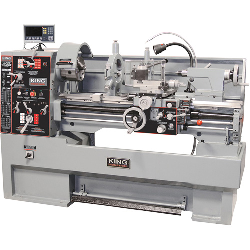 Metal Lathe/Taper Attachment with Digital Readout, 76-3/8" L x 33-1/2" W x 51-1/4" H Nia-Chem Ltd.