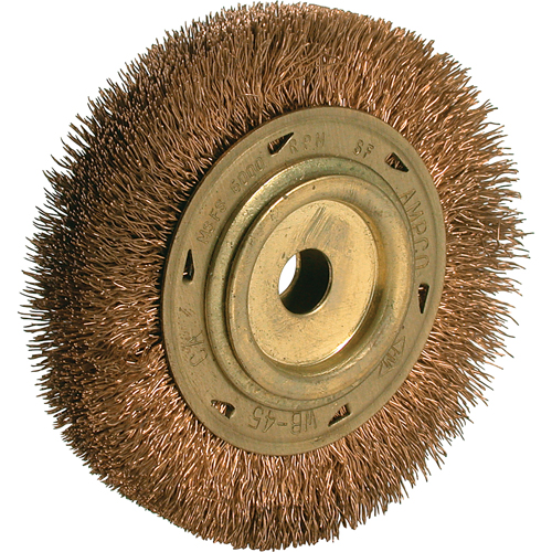 Power Tool Crimped Wire Wheel Brush, 6" Dia., 5/8" Arbor Nia-Chem Ltd.