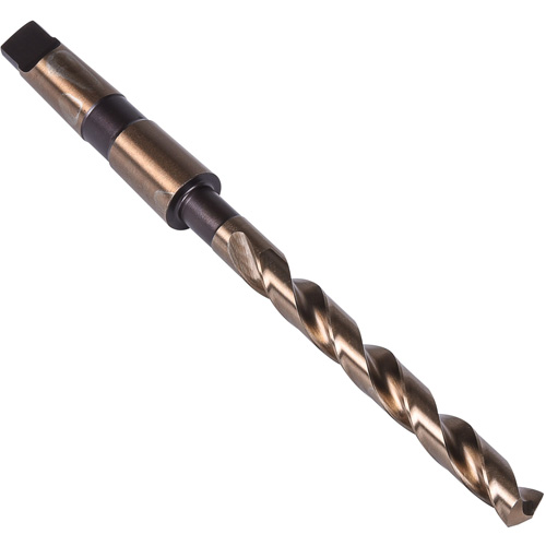 Heavy Duty Taper Shank Drill Bit, 9/16", High Speed Cobalt, 4-7/8" Flute, 135° Point Nia-Chem Ltd.