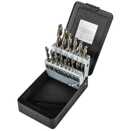 Jeu de forets courts, 15 morceaux, Acier rapide Nia-Chem Ltd.