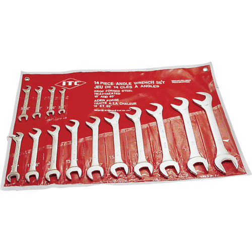 IACW-14 60° & 15° Angle Wrench Set, Open-Ended, 14 Pieces, Imperial Nia-Chem Ltd.