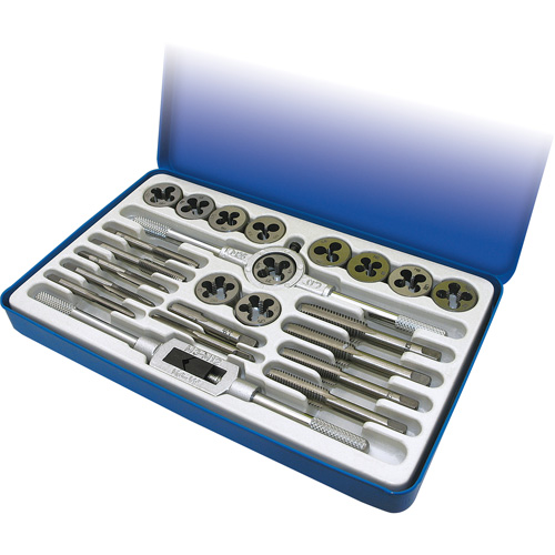 Metric Alloy Tap and Die Set, 24 Pieces Nia-Chem Ltd.