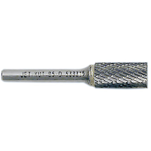 Fraise cylindrique JET-KUT avec coupe en bout, 3/8" Dia., 1/4" Tige, 3/4" Prof. de la coupe Nia-Chem Ltd.