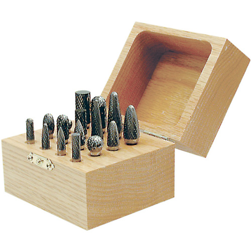 Jeu de fraises au carbure CBK-16 dans un coffret en bois, 16 morcea Nia-Chem Ltd.