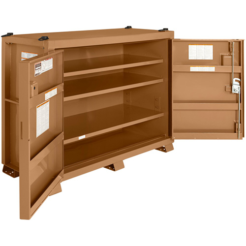Monster Box Cabinet, Steel, 52 Cubic Feet, Beige Nia-Chem Ltd.