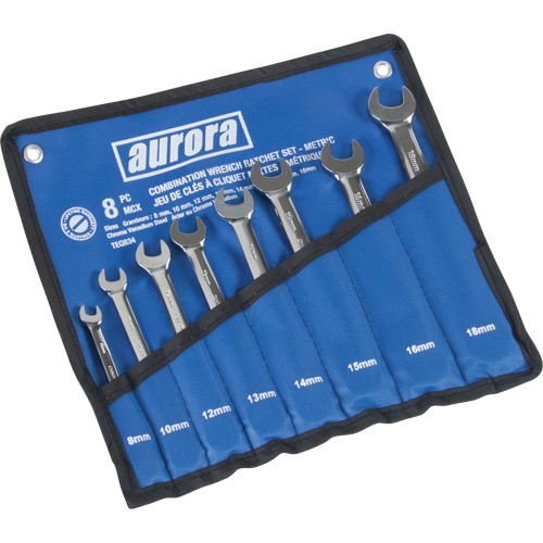 Fixed Head Wrench Set, Combination, 8 Pieces, Metric Nia-Chem Ltd.