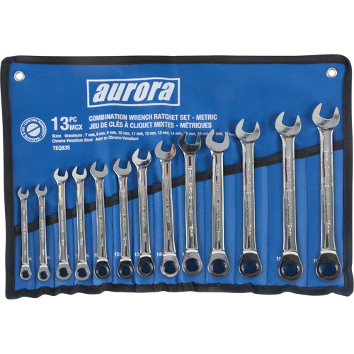 Fixed Head Wrench Set, Combination, 13 Pieces, Metric Nia-Chem Ltd.